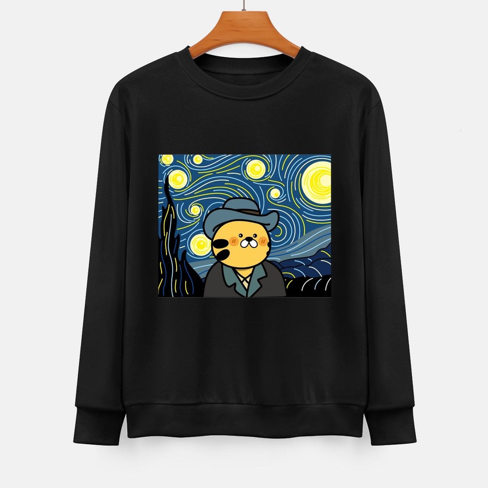 Front Patterned Long Sleeve TopEverydayFit Premium